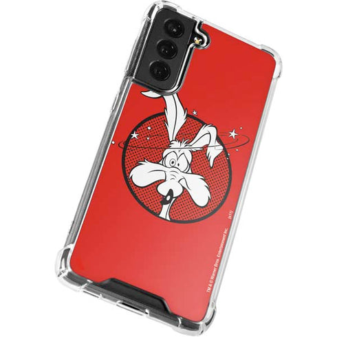 Looney Tunes Wile E Coyote Stars Galaxy S22 Plus Clear Case