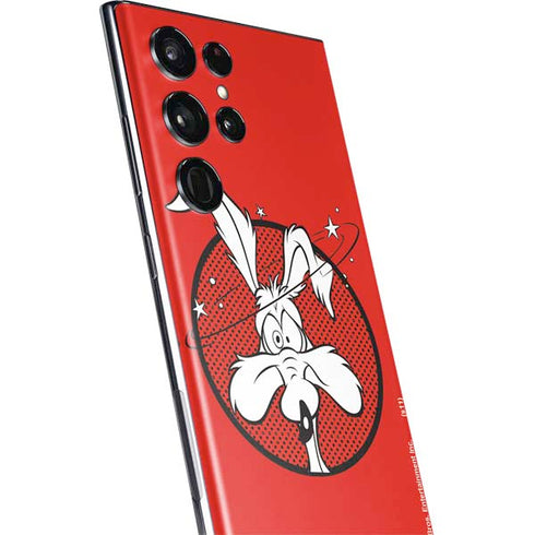 Looney Tunes Wile E Coyote Stars Galaxy S22 Ultra Skin
