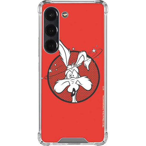 Looney Tunes Wile E Coyote Stars Galaxy S23 Clear Case