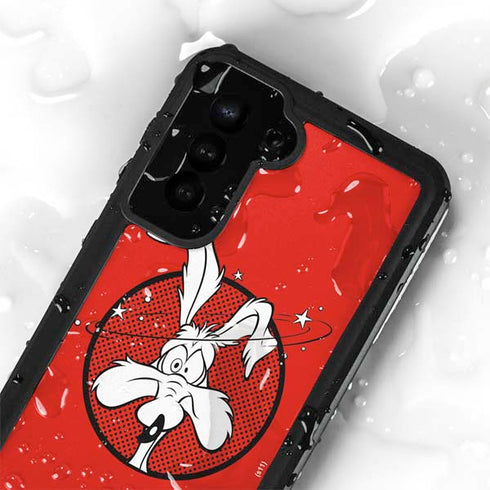 Looney Tunes Wile E Coyote Stars Galaxy S23 Plus Waterproof Case