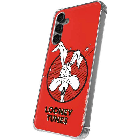 Looney Tunes Wile E Coyote Stars Galaxy S24 Plus Clear Case