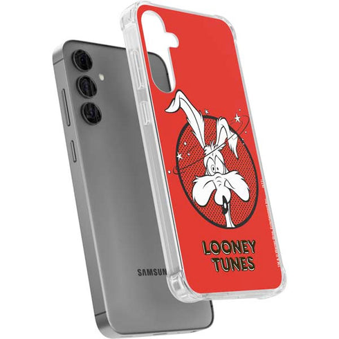 Looney Tunes Wile E Coyote Stars Galaxy S24 Plus Clear Case
