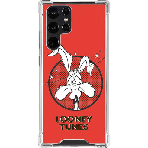 Looney Tunes Wile E Coyote Stars Galaxy S24 Ultra Clear Case