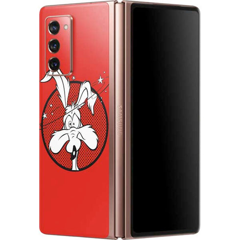 Looney Tunes Wile E Coyote Stars Galaxy Z Fold2 5G Skin