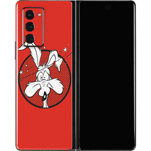 Looney Tunes Wile E Coyote Stars Galaxy Z Fold2 5G Skin