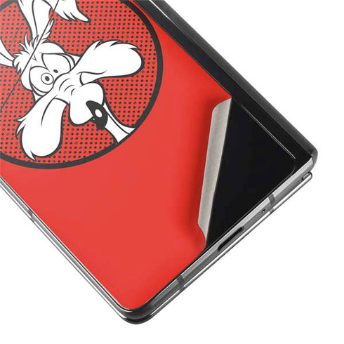 Looney Tunes Wile E Coyote Stars Galaxy Z Fold2 5G Skin