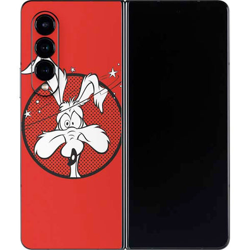 Looney Tunes Wile E Coyote Stars Galaxy Z Fold4 5G Skin