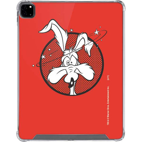 Looney Tunes Wile E Coyote Stars iPad Pro 12.9in (2020) Clear Case