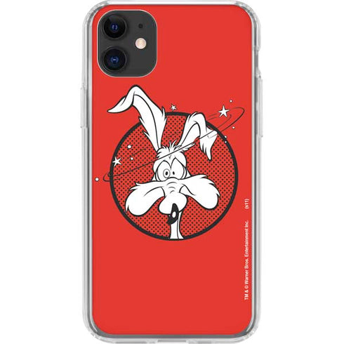 Looney Tunes Wile E Coyote Stars iPhone 11 Clear Case