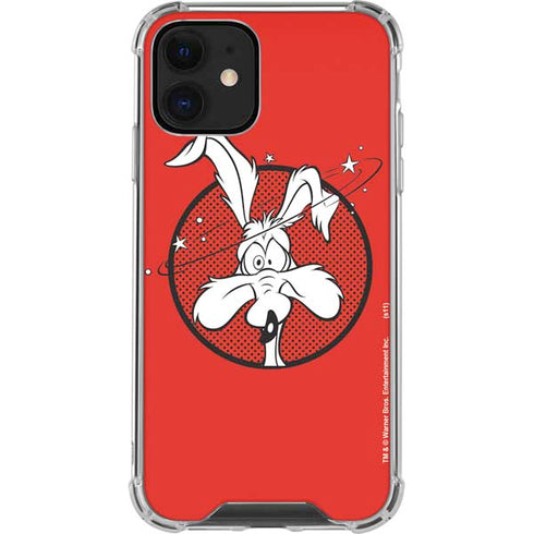 Looney Tunes Wile E Coyote Stars iPhone 12 Mini Clear Case