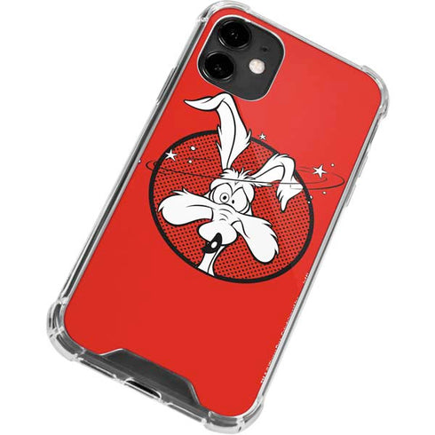 Looney Tunes Wile E Coyote Stars iPhone 12 Mini Clear Case