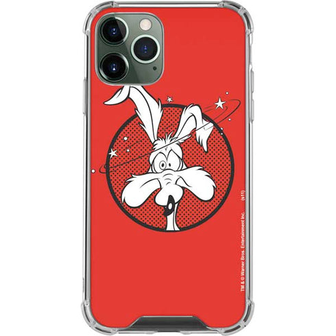 Looney Tunes Wile E Coyote Stars iPhone 12 Pro Max Clear Case