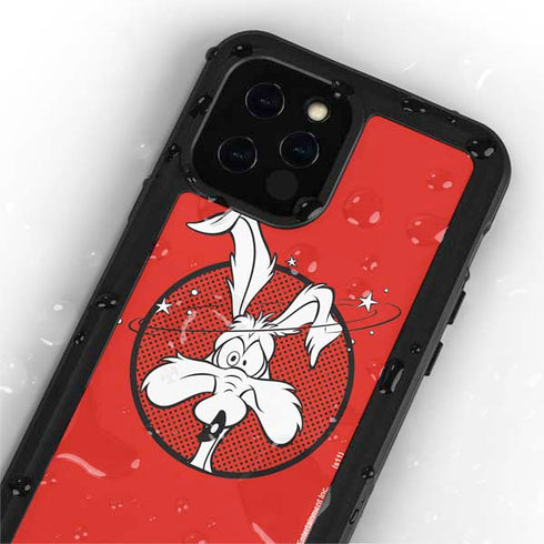 Looney Tunes Wile E Coyote Stars iPhone 12 Pro Waterproof Case