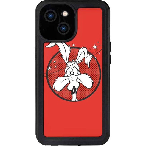 Looney Tunes Wile E Coyote Stars iPhone 13 Mini Waterproof Case