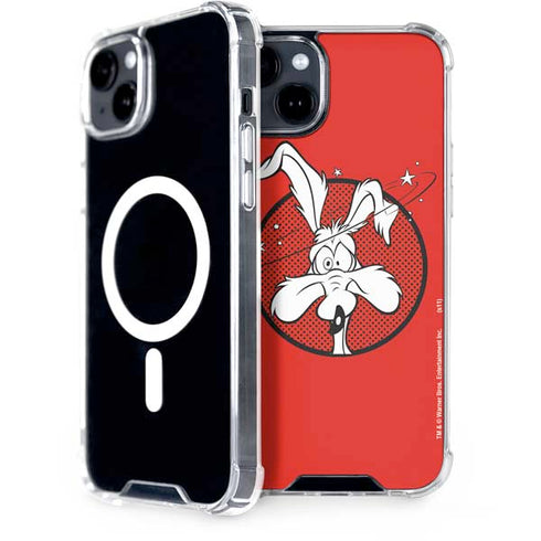 Looney Tunes Wile E Coyote Stars iPhone 15 Plus MagSafe Case