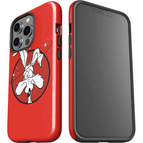 Looney Tunes Wile E Coyote Stars iPhone 14 Pro Impact Case