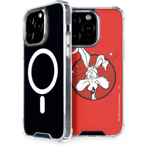 Looney Tunes Wile E Coyote Stars iPhone 15 Pro MagSafe Case