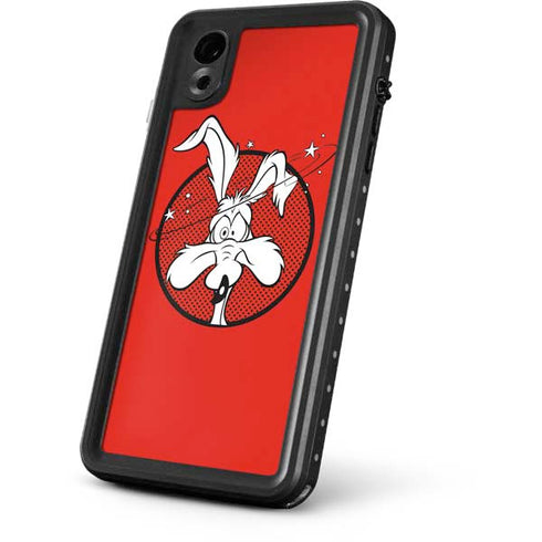 Looney Tunes Wile E Coyote Stars iPhone XR Waterproof Case