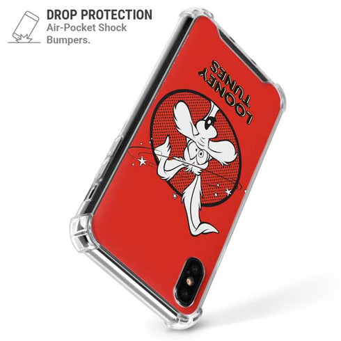 Looney Tunes Wile E Coyote Stars iPhone XS Max Clear Case