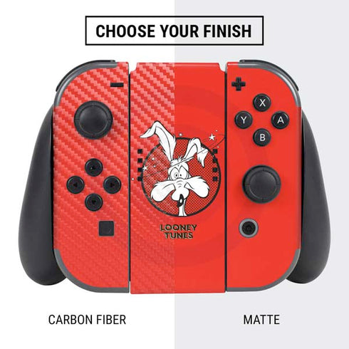 Looney Tunes Wile E Coyote Stars Nintendo Switch Bundle Skin