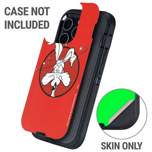 Looney Tunes Wile E Coyote Stars Otterbox Defender iPhone Skin