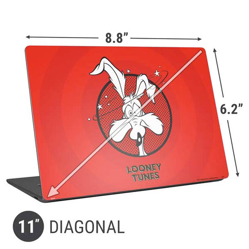 Looney Tunes Wile E Coyote Stars Universal Laptop 11in (8.8 x 6.2in) Skin