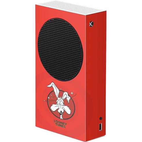 Looney Tunes Wile E Coyote Stars Xbox Series S Console Skin