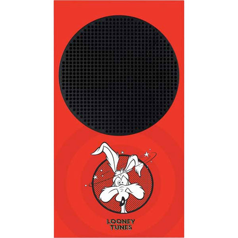 Looney Tunes Wile E Coyote Stars Xbox Series S Console Skin