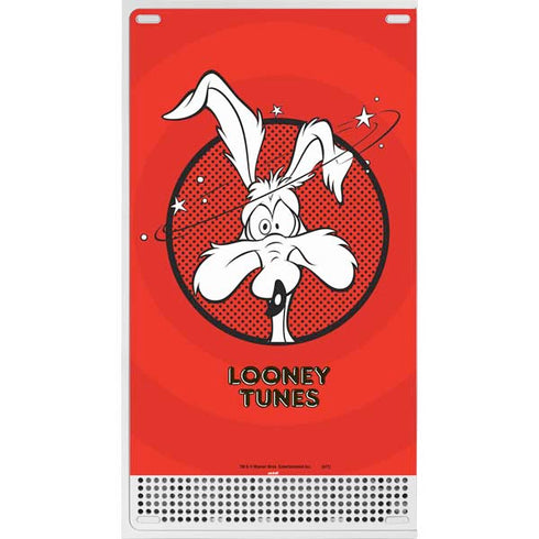 Looney Tunes Wile E Coyote Stars Xbox Series S Console Skin