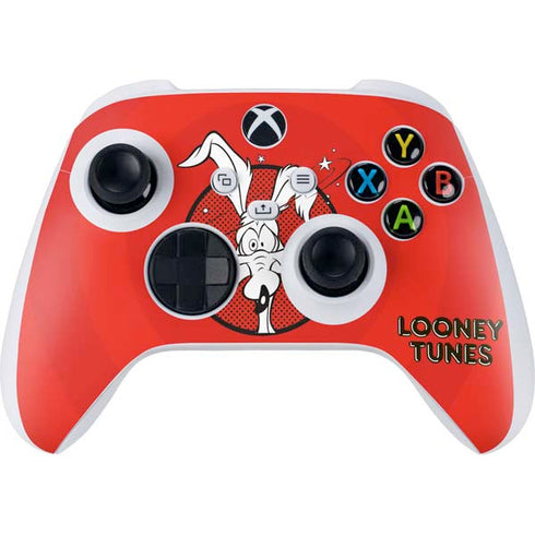 Looney Tunes Wile E Coyote Stars Xbox Series S Controller Skin