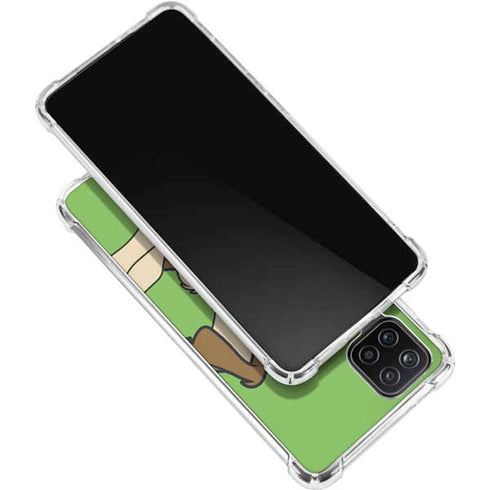 Looney Tunes Wile E Coyote Zoomed In Galaxy A12 Clear Case