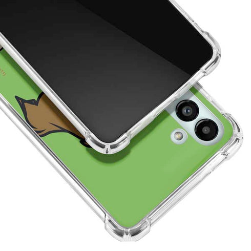 Looney Tunes Wile E Coyote Zoomed In Galaxy A13 5G Clear Case