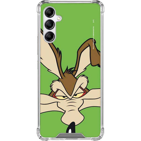 Looney Tunes Wile E Coyote Zoomed In Galaxy A15 5G Clear Case