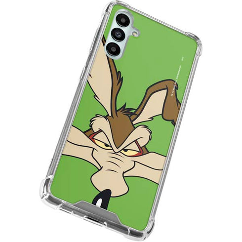 Looney Tunes Wile E Coyote Zoomed In Galaxy A15 5G Clear Case