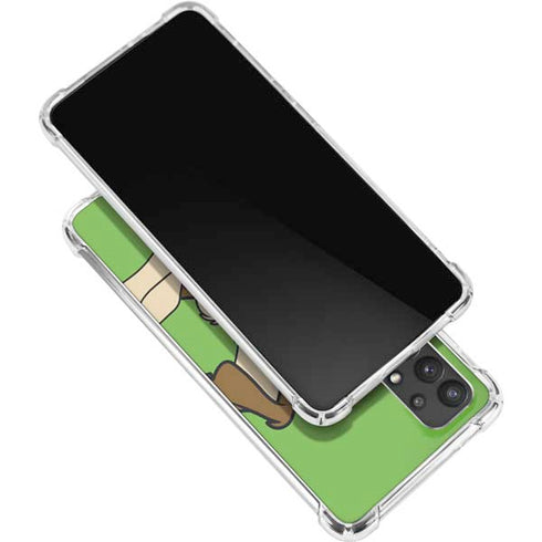 Looney Tunes Wile E Coyote Zoomed In Galaxy A32 5G Clear Case