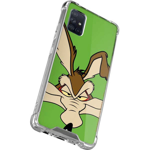 Looney Tunes Wile E Coyote Zoomed In Galaxy A51 5G Clear Case