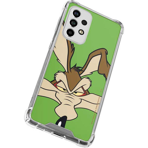 Looney Tunes Wile E Coyote Zoomed In Galaxy A53 5G Clear Case