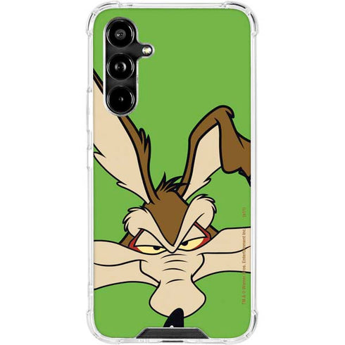 Looney Tunes Wile E Coyote Zoomed In Galaxy A54 5G Clear Case