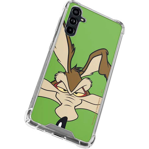 Looney Tunes Wile E Coyote Zoomed In Galaxy A54 5G Clear Case