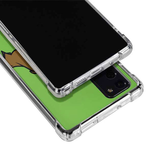 Looney Tunes Wile E Coyote Zoomed In Galaxy Note20 5G Clear Case