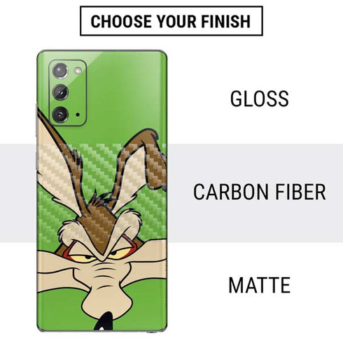 Looney Tunes Wile E Coyote Zoomed In Galaxy Note20 5G Skin