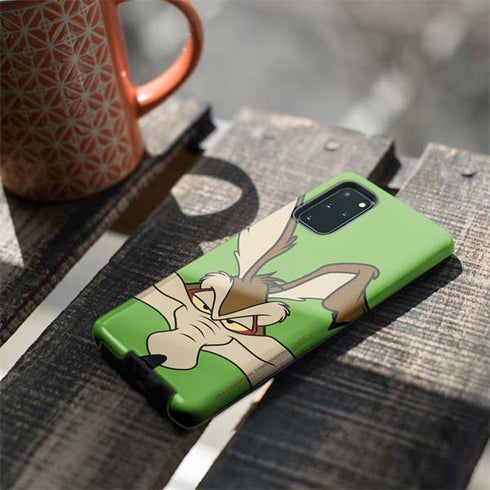 Looney Tunes Wile E Coyote Zoomed In Galaxy S20 Plus Pro Case