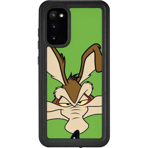 Looney Tunes Wile E Coyote Zoomed In Galaxy S20 Waterproof Case
