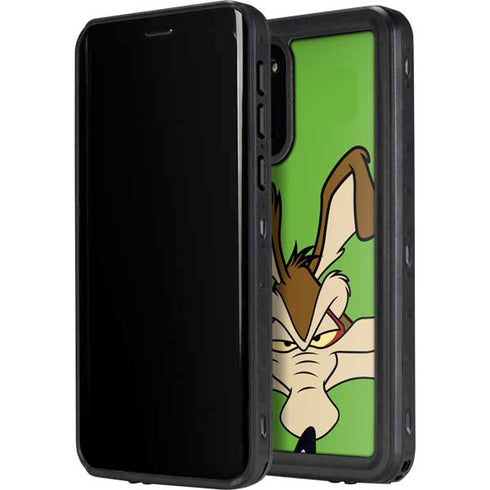 Looney Tunes Wile E Coyote Zoomed In Galaxy S20 Waterproof Case
