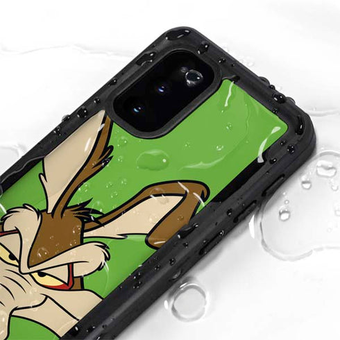 Looney Tunes Wile E Coyote Zoomed In Galaxy S20 Waterproof Case