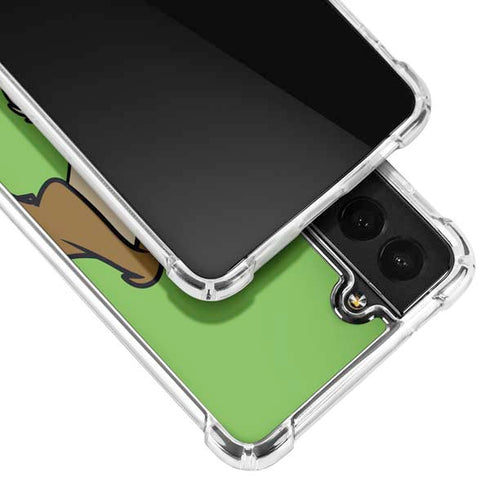 Looney Tunes Wile E Coyote Zoomed In Galaxy S21 5G Clear Case