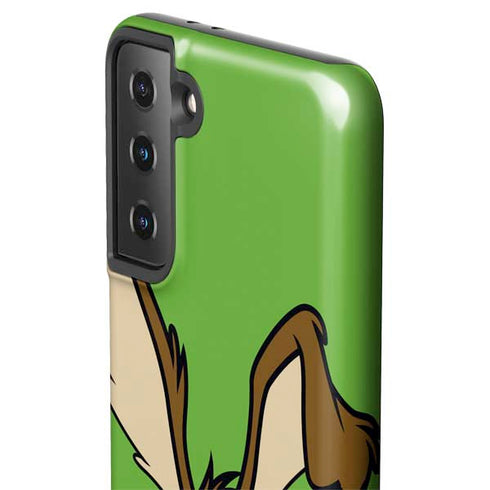Looney Tunes Wile E Coyote Zoomed In Galaxy S21 FE Pro Case
