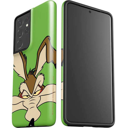Looney Tunes Wile E Coyote Zoomed In Galaxy S21 Ultra 5G Pro Case