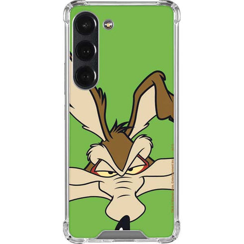 Looney Tunes Wile E Coyote Zoomed In Galaxy S23 Clear Case