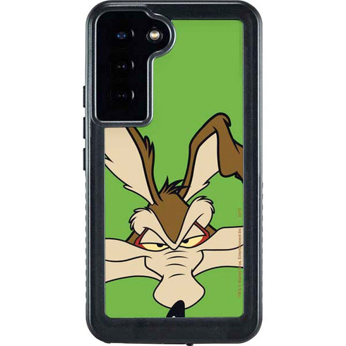 Looney Tunes Wile E Coyote Zoomed In Galaxy S23 Plus Waterproof Case